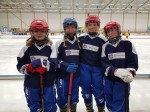 F15 Nords representanter: Märta Castenäs, Felicia Norberg från SSK och Ida Thelberg, Thyra Andersson från SIF.