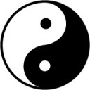 Symbol för yin och yang Symbol för yin och yang