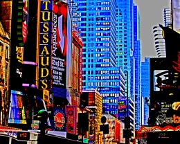 Fotokonst / Fototavla - New York - "MADAME TUSSAUDS"  (Format 5x4)