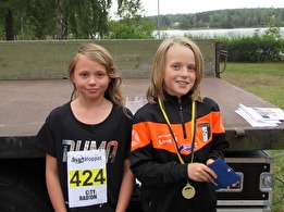 Vinnare 2,5 km barn Felicia Atterstig & Love Magnusson Röjfors Vinnare 2,5 km barn Felicia Atterstig & Love Magnusson Röjfors