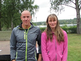 Vinnare 14 km Fredrik Rådström & Annika Kihlström Vinnare 14 km Fredrik Rådström & Annika Kihlström
