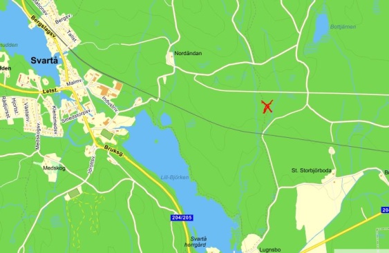 Brandområde = X Brandområde = X