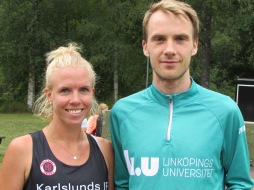 Först på 14km Maja Blom Karlslunds IF SF samt Johan Fagerberg Tjalve IF Först på 14km Maja Blom Karlslunds IF SF samt Johan Fagerberg Tjalve IF