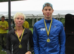 Camilla Bergdahl Karlskoga & Jimmie Johansson Team Nordic Trail vinnare på 14km Camilla Bergdahl Karlskoga & Jimmie Johansson Team Nordic Trail vinnare på 14km