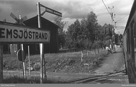 Foto Örebro kuriren Svartåbanan, 21 juni 1970. Örebro Länsmuseum