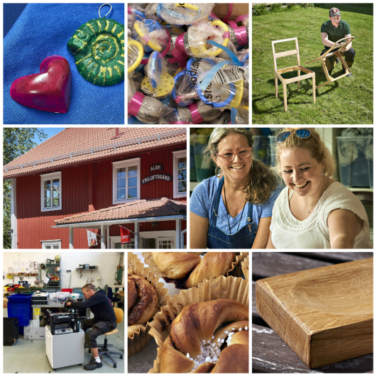 Några av våra produkter som tillverkas på Jobbverket Några av våra produkter som tillverkas på Jobbverket