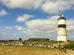 The light house in Glommen between Falkenberg and Varberg, day 3. Photo: Helen Andersson.