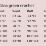 Dress Gina green crochet