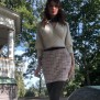 skirt Matilde pink checkered