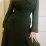 coat Ester olive green