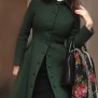 coat Saga bottle green