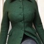 coat Saga bottle green