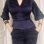 blouse Mona dark blue