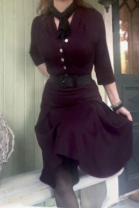 dress Caroline plum - 34