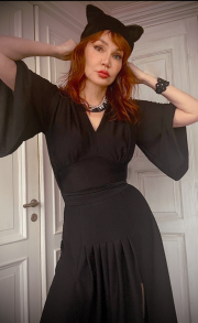 dress Janice black - S