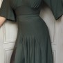 dress Janice sage green - XL