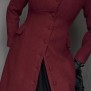 coat Saga berry red