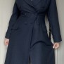coat Ester dark blue