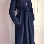 all weather coat Windy waisted, blue