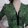 dress Elenor green - 44