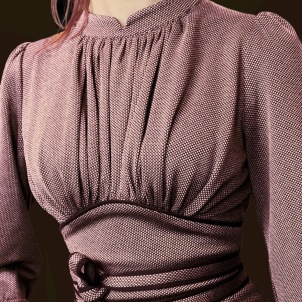 dress Mirja mauve