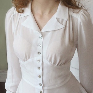 blouse Elna white
