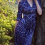 dress Elenor Blue Hepatica