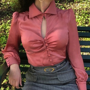 blouse Stella rouge-peach
