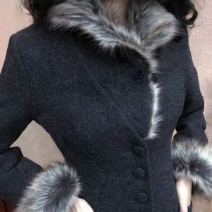 coat Elsa grey melange