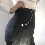 skirt Mary grey/olive checkered - 44