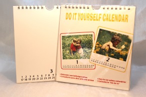 Gör din egen kalender - Gör din egen kalender  Svart papper
