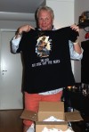 en blues t-shirt, görfin...