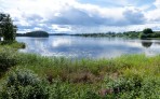 vy från Trafikverkets konferens anläggning, Dala Storsund ...