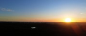 Göteborg, Härlanda tjärn lyser upp i förgrunden......