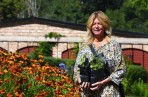 Carina har köpt blommor...