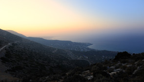 Skönt ljus över Kreta