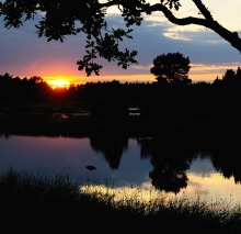 Gunnarsö solnedgång