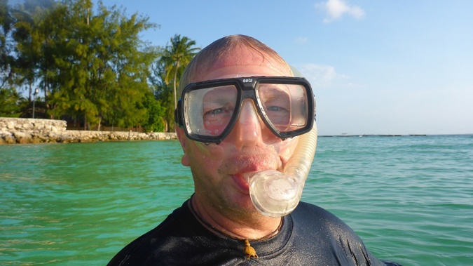 snorkelkungen på Zanzibar...