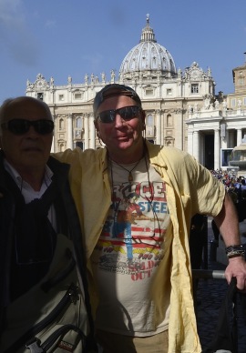 nu har jag sett både Springsteen och påven i Rom...