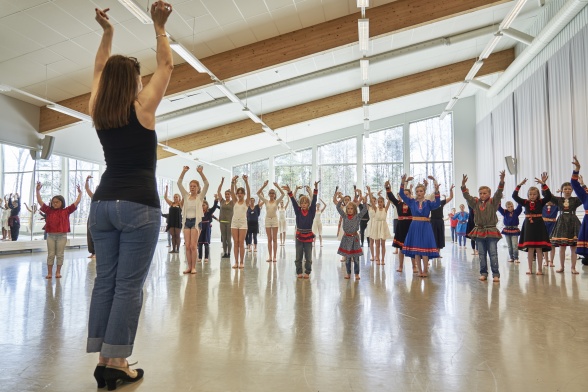 Danslärarutbildningens lokaler vid Musikhögskolan i Piteå, Luleå tekniska universitet. Foto: Hans-Olof Utsi Danslärarutbildningens lokaler vid Musikhögskolan i Piteå, Luleå tekniska universitet. Foto: Hans-Olof Utsi