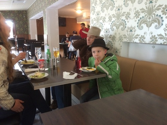 Pontus is so cute! Honza is his idol, that he always want to sit beside during evening dinner ;-) Pontus is so cute! Honza is his idol, that he always want to sit beside during evening dinner ;-)