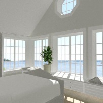 New England Hus - Förslag 5 - interiör - Master bedroom 2
