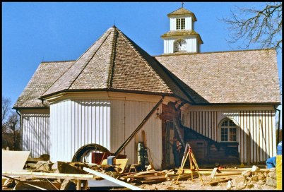 Töcksmarks kyrka får ny sakristia - 1982.