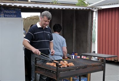6 juli 2012 - Töcksfors IF sålde grillmat