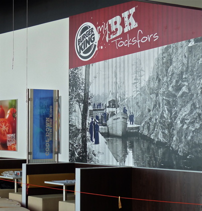 9 februari 2013 - snart öppnar Burger King.