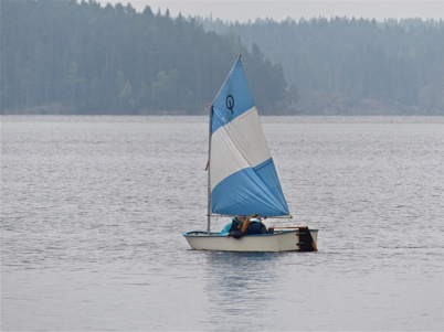 Resten av torsdagen tränade man segling inför fredagens avslutande seglingsrace.