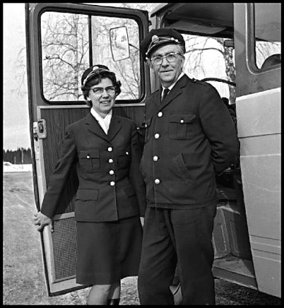 Lilly och John Brusgård / foto : Fritz Arenö - Årjängs kommuns bildbank Lilly och John Brusgård / foto : Fritz Arenö - Årjängs kommuns bildbank
