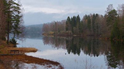 11 november 2014 - Sjön Töck låg isfri.