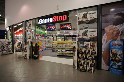 Game Stop i shoppingcentret.