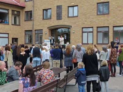 24 maj 2013 - vid Kyrkeruds Folkhögskola var det vårutställning av konst.